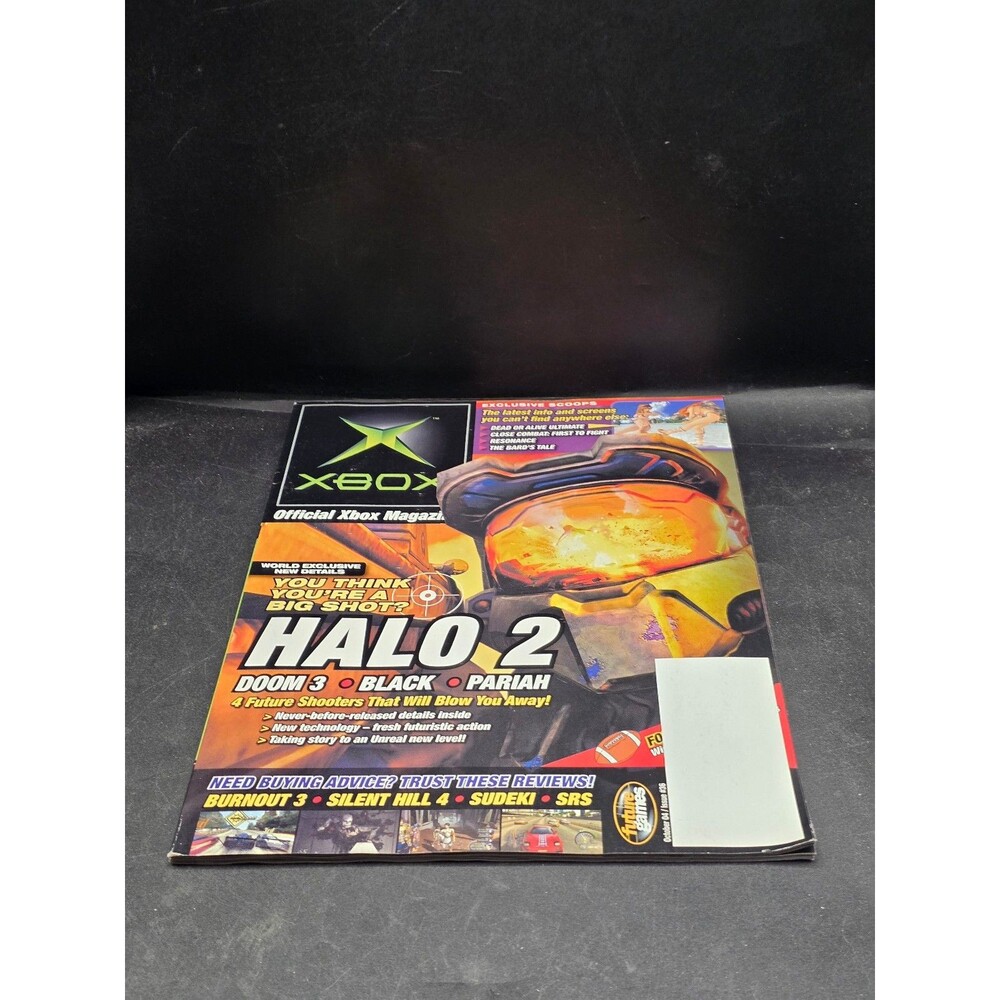 Official Xbox Magazine October 2004 Issue #36 Halo 2 Doom 3